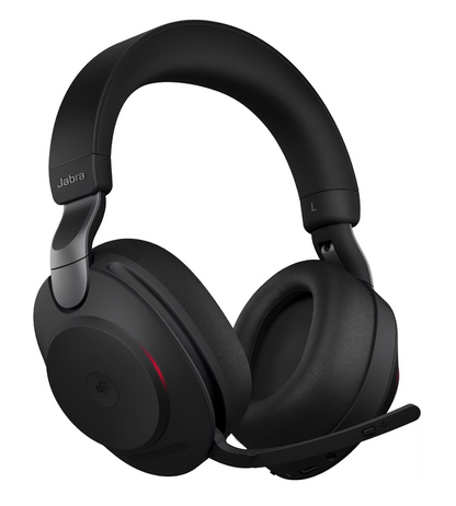 Jabra Evolve2 85 MS Stereo USB-C Headset mit Ladestation Link380c Schwarz 28599-999-889