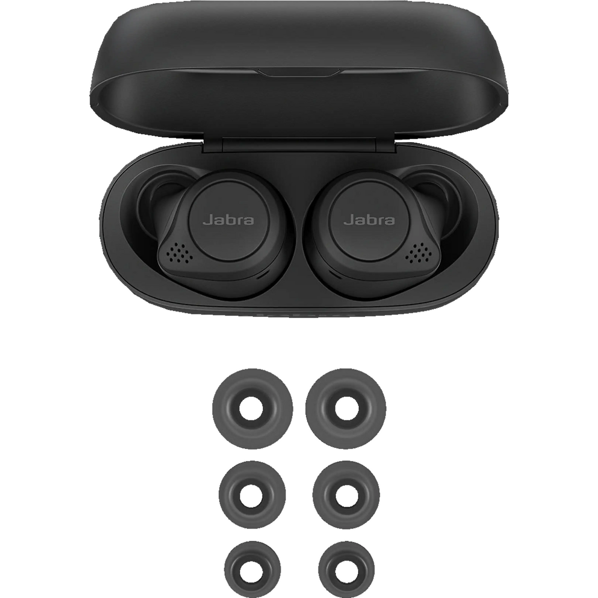 Jabra Elite 75t True Wireless In-ear Bluetooth Kopfhörer mit WLC Case Schwarz