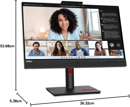 Lenovo ThinkVision T24mv-30 Monitor 60,5 cm (23,8 Zoll) Lautsprecher & Webcam