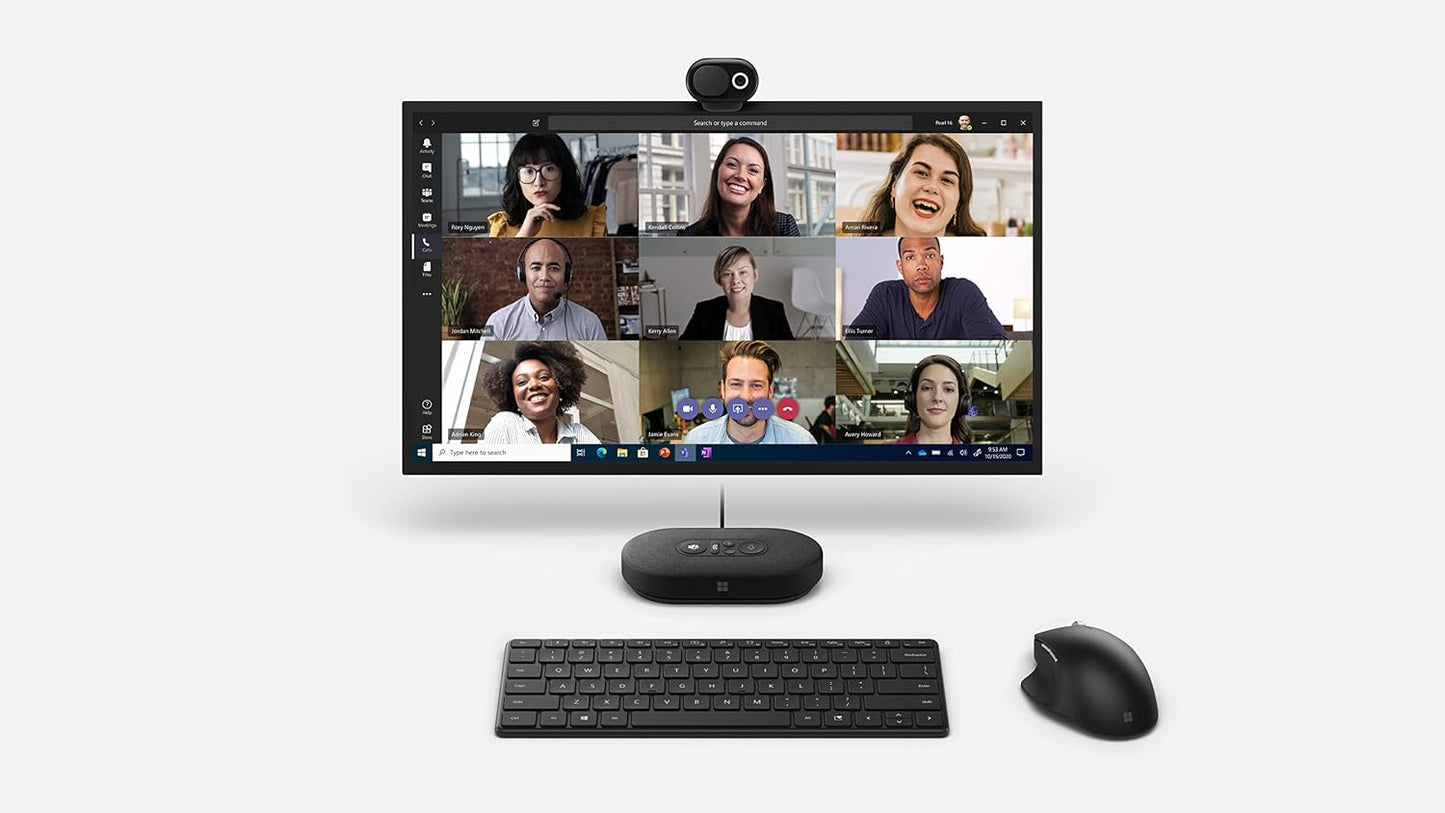 Microsoft 2019 Modern Webcam for Business Black Model 1987 8L5-00002