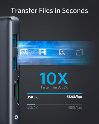 Anker 553 USB-C Hub 8-in-1 USB-C Dock A83800A1