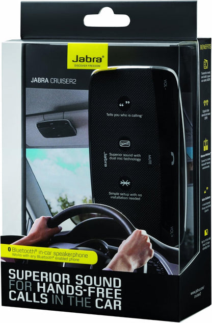 Jabra Cruiser 2 Bluetooth KFZ Freisprecheinrichtung 100-47200000-02