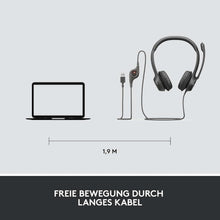 Logitech H390 USB-A Stereo-Headset Schwarz 981-000406