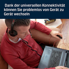 HP Poly Blackwire 5220 Stereo-Headset (USB-C + USB-A Adapter + 3,5 mm Klinke)