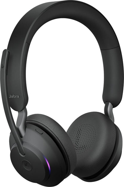 Jabra Evolve2 55 MS Stereo USB-A Headset Link380a Schwarz 25599-999-999