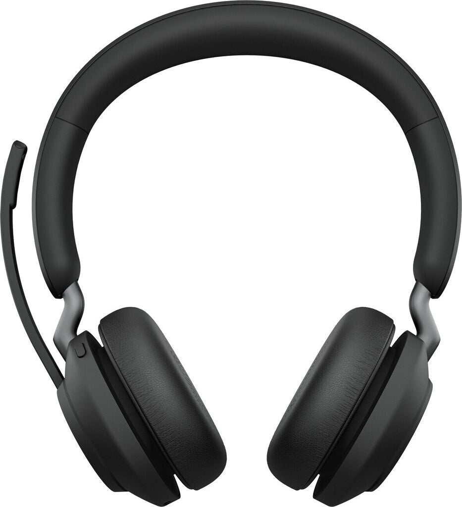 Jabra Evolve2 65 MS Stereo USB-A Headset mit Ladestation Link380a Schwarz 26599-999-989