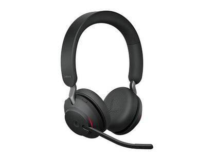 Jabra Evolve2 65 MS Stereo USB-C Headset mit Ladestation Schwarz Link380c 26599-999-889