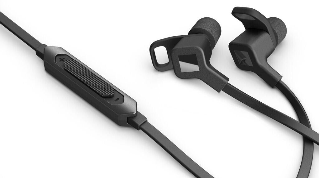 HP OMEN Dyad Gaming Earbuds (Dual-Treiber-Technologie, 3 verschiedene In-Ear-Aufsätze, integrierte Bedienelemente, 3,5mm Klinke) schwarz