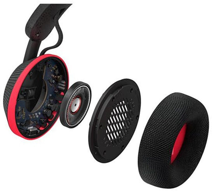 Philips 6000 series Bluetooth Over-Ear Kopfhörer mit Mikrofon, IP55, Schwarz, Rot TAA6219BK/00