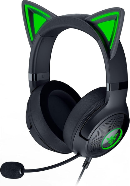 Razer Kraken Kitty V2 Edition Schwarz - Kabelgebundenes RGB USB Gaming Headset