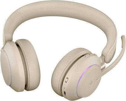 Jabra Evolve2 65 MS Stereo USB-C Headset Link380c Beige 26599-999-898