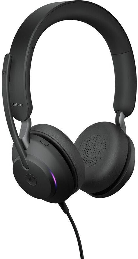 Jabra Evolve2 40 MS Stereo Headset USB-C Schwarz 24189-999-899