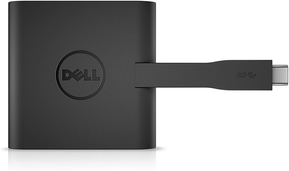 DELL DA200 USB-C 4-in-1 Travel Adapter  – HDMI, VGA, USB 3.0, Gigabit-Ethernet