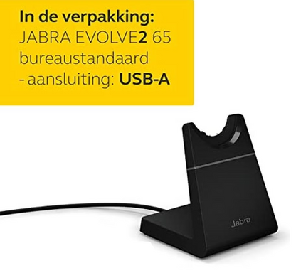 Jabra Evolve2 65 Deskstand USB-A Ladestation Schwarz 14207-55