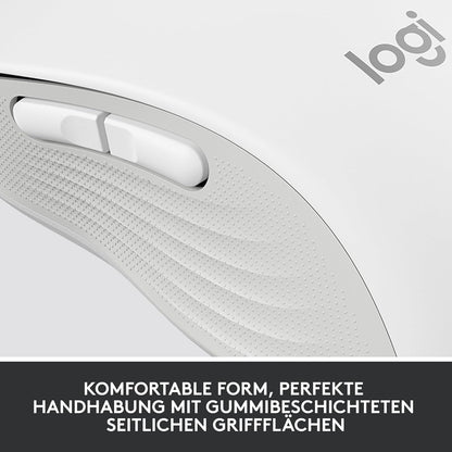 Logitech Signature M650 for Business Kabellose Maus, Leise Klicks, Anpassbare Seitentasten, Bluetooth, Kompatibilität mit mehreren Geräten - Grau