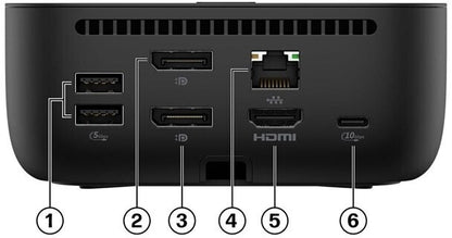 HP G6 USB-C Dockingstation 100W - inkl. Netzteil 9X3V1UT#ABB