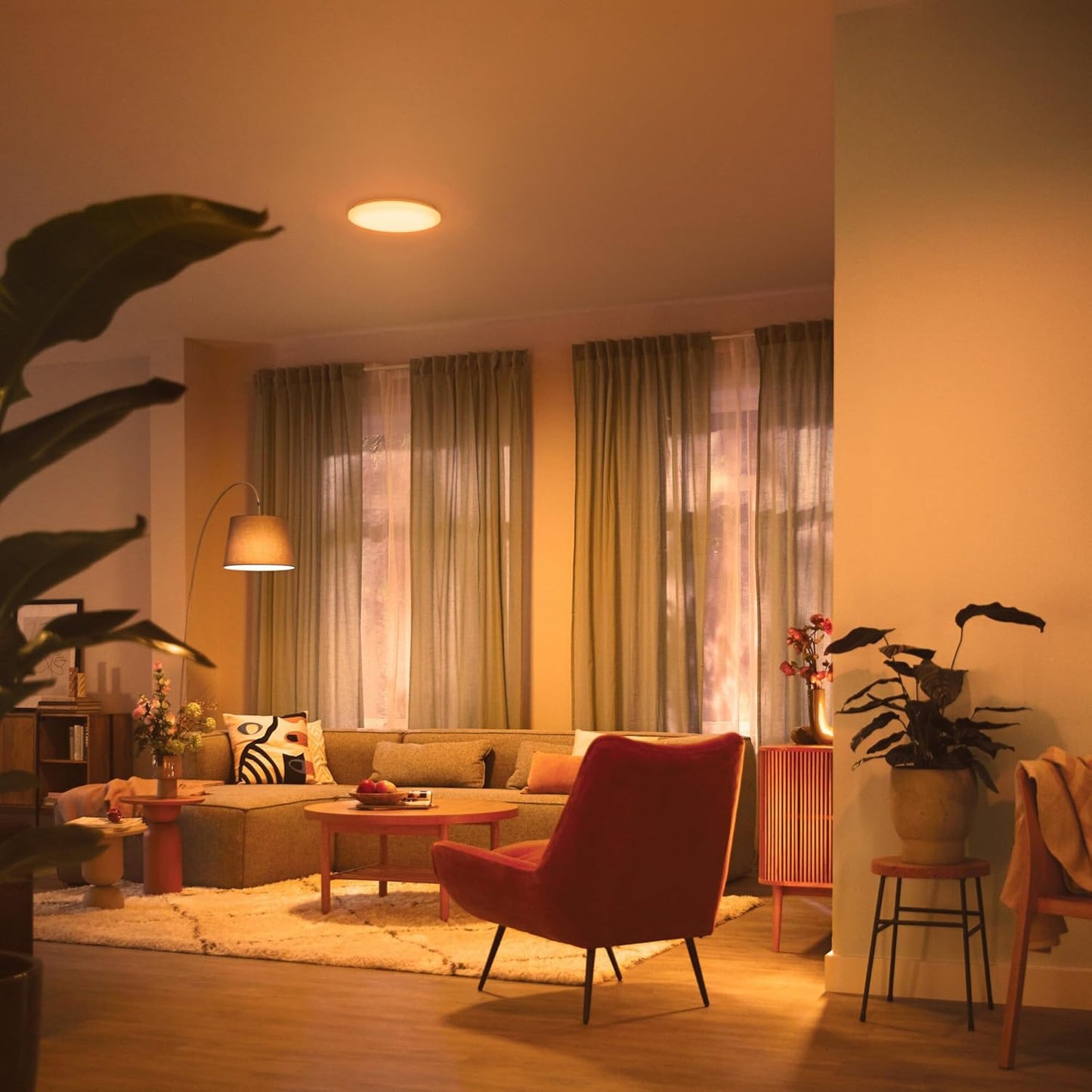 PHILIPS LED Deckenlampe Wincel mit Fernbedienung dimmbar 4300lm Augenkomfort