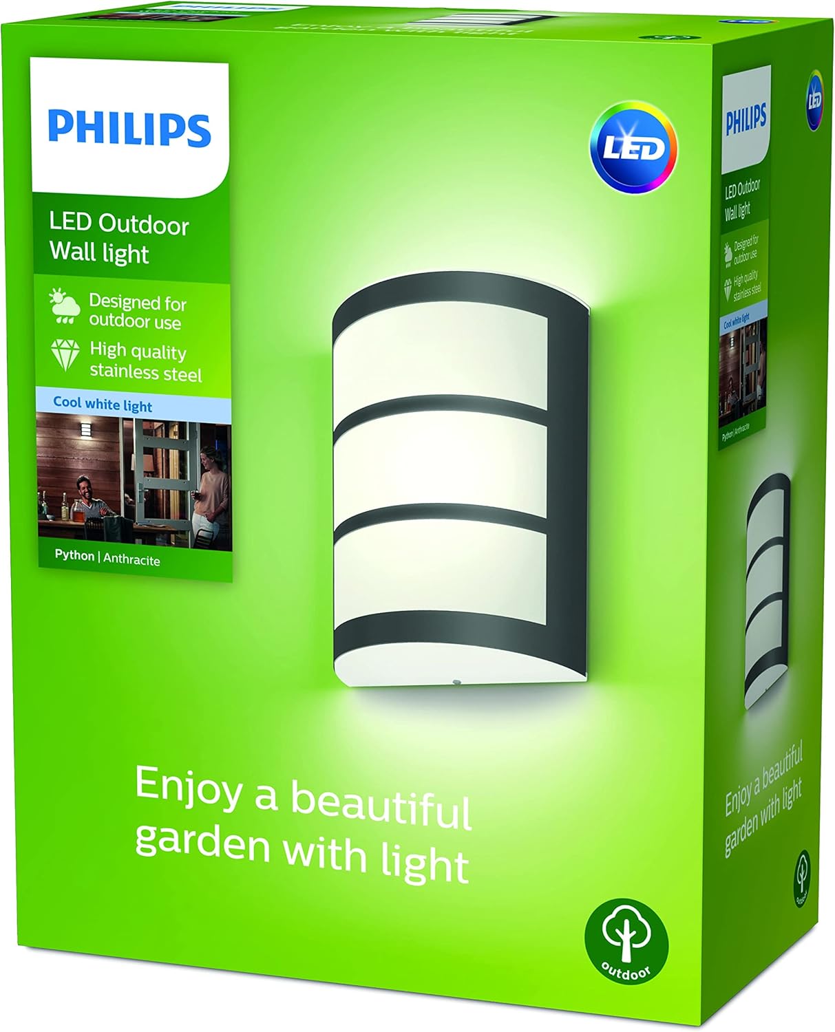 Philips myGarden LED-Außenwandleuchte 6W/230V 4000K IP44