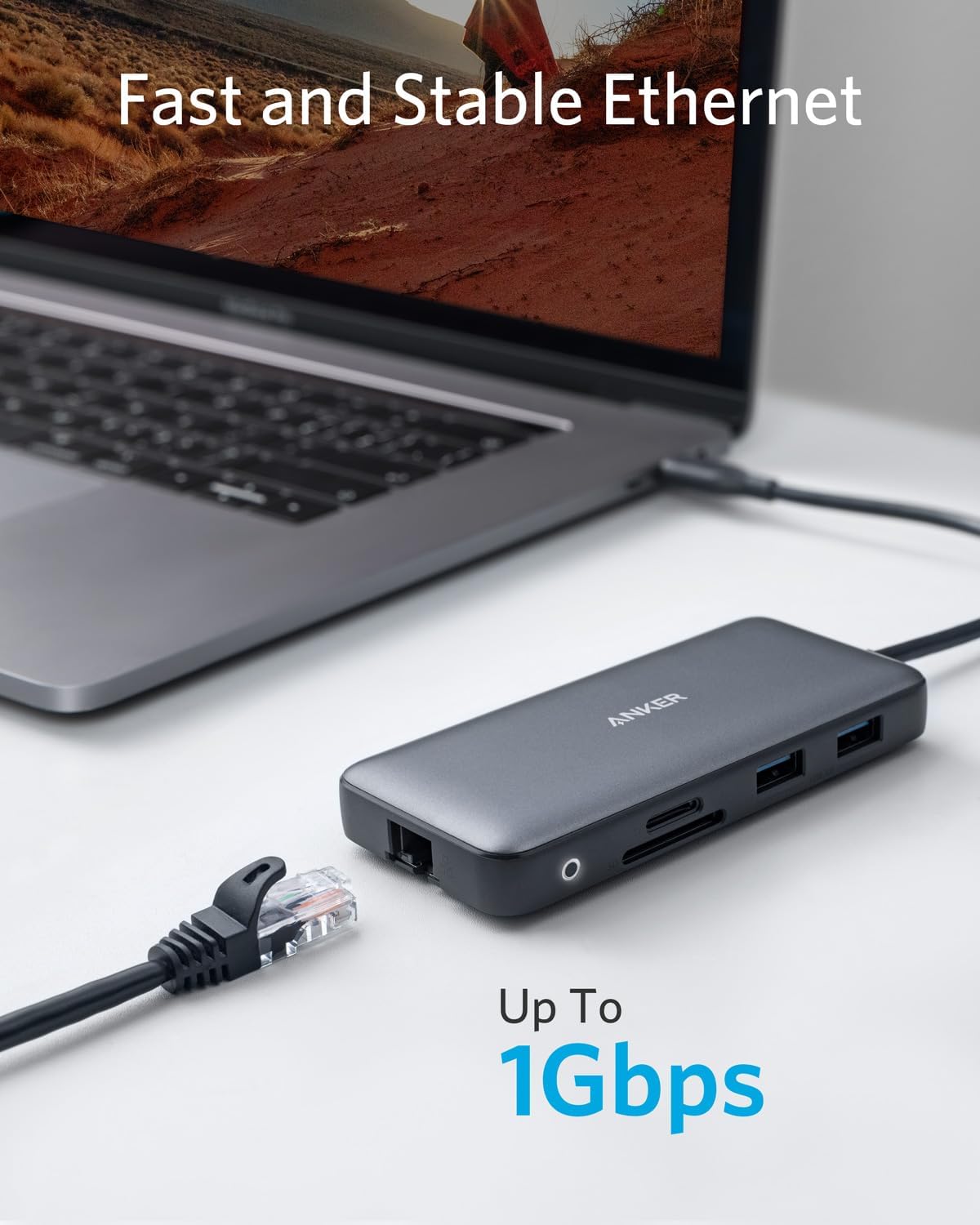 Anker 553 USB-C Hub 8-in-1 USB-C Dock A83800A1