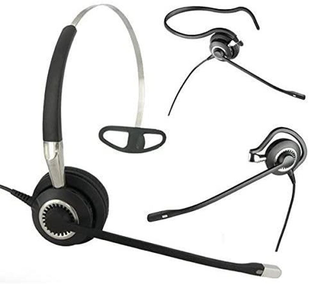 Jabra Biz 2400 II Mono QD NC 3 in1 Headset verkabelt on-ear konvertierbar 2406-820-204