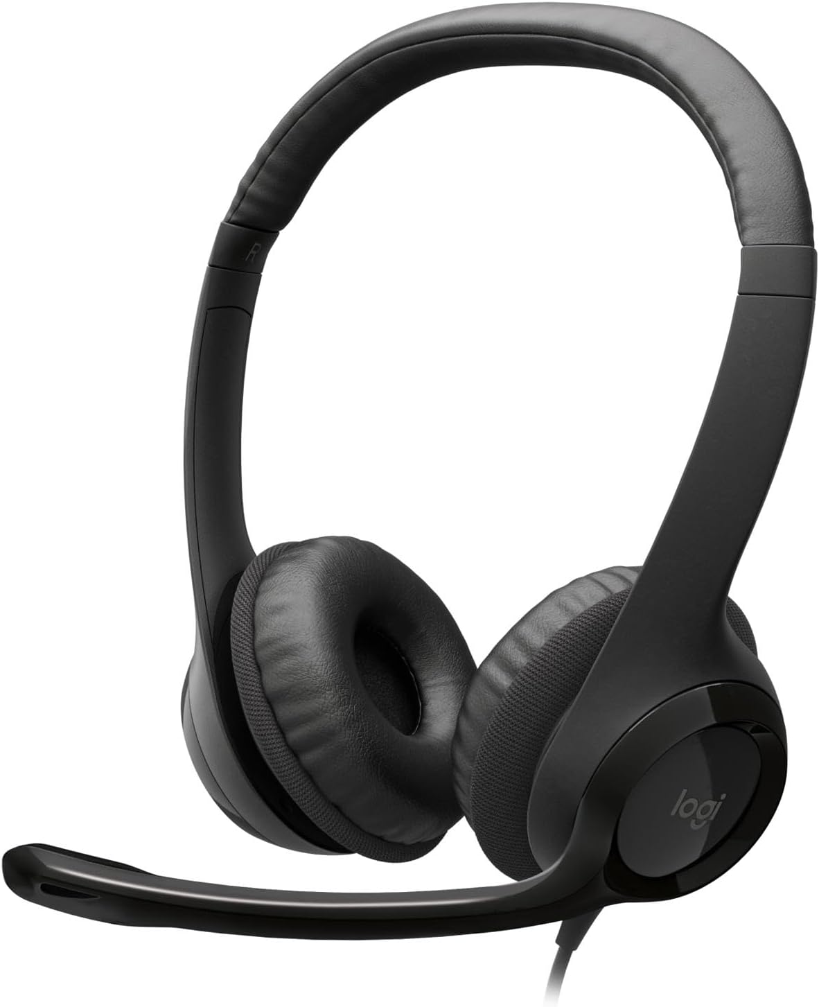 Logitech H390 USB-A Stereo-Headset Schwarz 981-000406