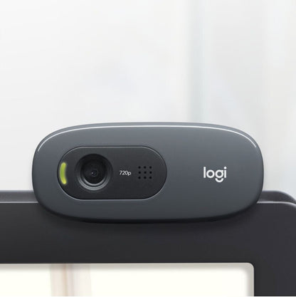 Logitech C270 Webcam, HD 720p, 60° Sichtfeld, Fester Fokus, Belichtungskorrektur, USB-A 960-001063