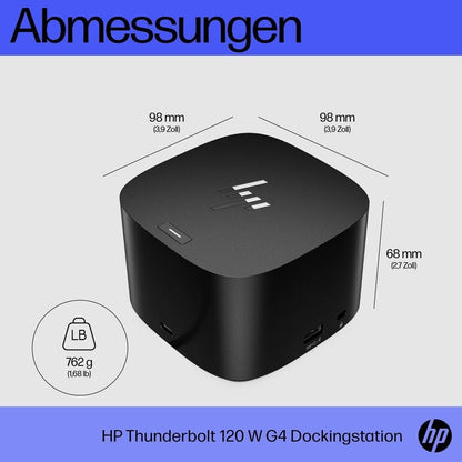 HP Thunderbolt G4 Dock 120W - 4J0A2AA ohne Netzteil - Gebraucht