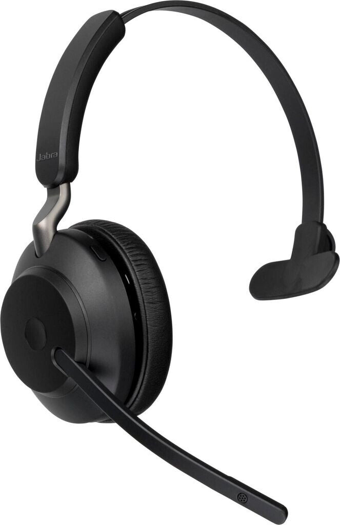 Jabra Evolve2 65 MS Mono USB-A Headset mit Ladestation Link380a Schwarz 26599-899-989