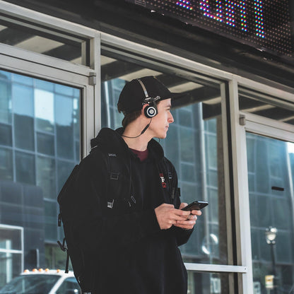 Koss Porta Pro Classic – Der legendäre Wireless Kult-Kopfhörer (Schwarz/Silber)