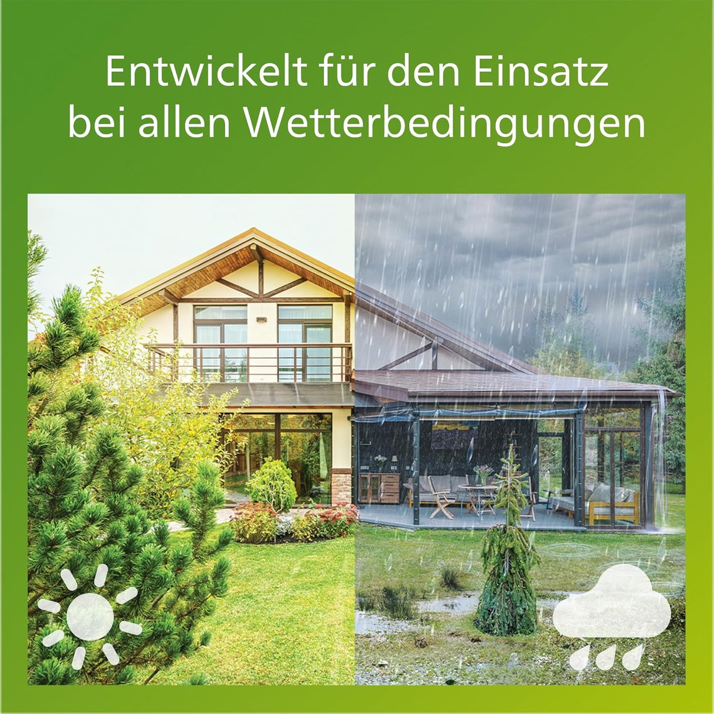 Philips myGarden LED Python Wandaußenleuchte mit Bewegungsmelder, 6W, kaltweißes Licht 4.000K, integriertes Leuchtmittel, Anthrazit