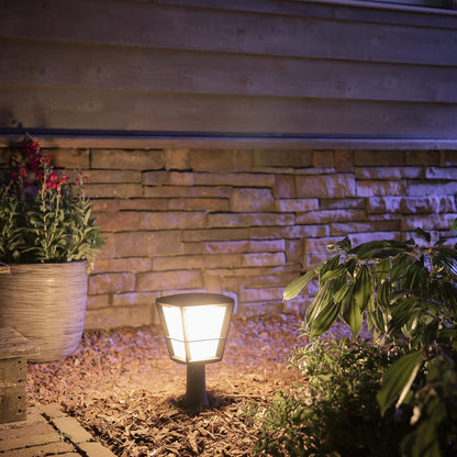 PHILIPS Hue Econic Sockelleuchte 17441/30/P7 LED Außenleuchte Mio Farben 15W