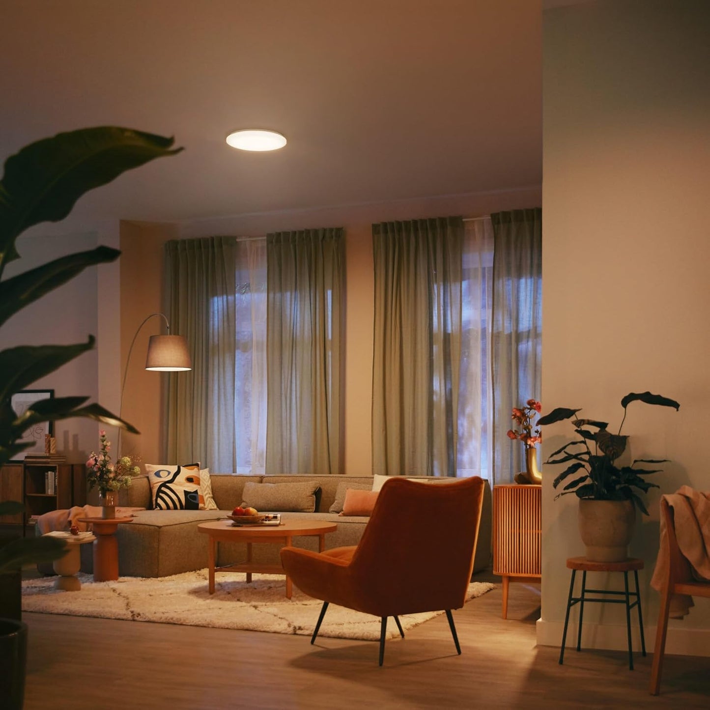 PHILIPS LED Deckenlampe Wincel mit Fernbedienung dimmbar 4300lm Augenkomfort
