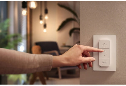 Philips Hue White Ambiance Runner 1er Spot + Dimmschalter weiß, inkl. 1x5W GU10 LED Lampe, dimmbar, alle Weißschattierungen, steuerbar via App, kompatibel mit Amazon Alexa (Echo, Echo Dot)