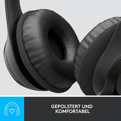 Logitech H390 USB-A Stereo-Headset Schwarz 981-000406