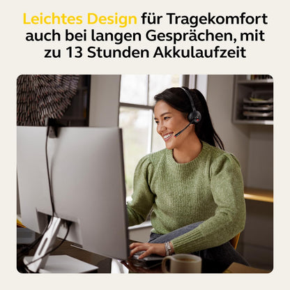 Jabra Engage 55 MS Mono USB-A Headset mit Basisstation 9553-455-111