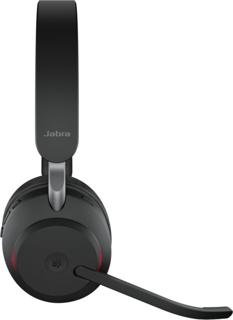 Jabra Evolve2 65 MS Stereo USB-A Headset mit Ladestation Link380a Schwarz 26599-999-989