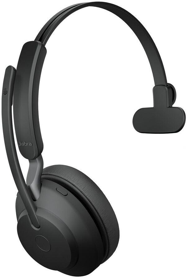 Jabra Evolve2 65 UC Mono USB-A Headset mit Ladestation Link380a Schwarz 26599-889-989