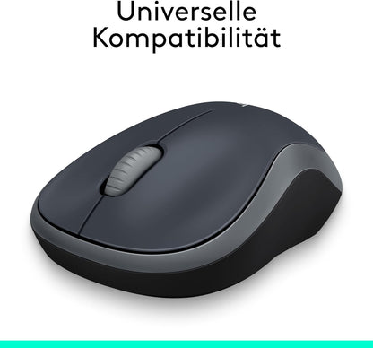 Logitech M185 Kabellose Maus - Grau 910-002238