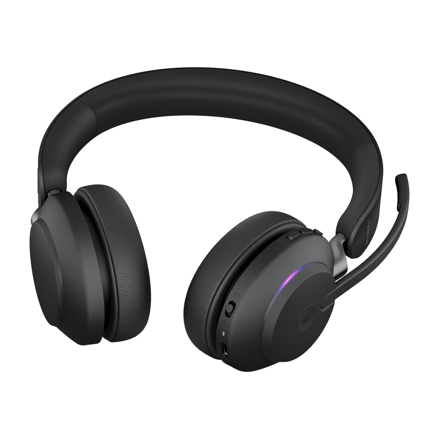 Jabra Evolve2 65 MS Stereo USB-C Headset Link380c Schwarz 26599-999-899