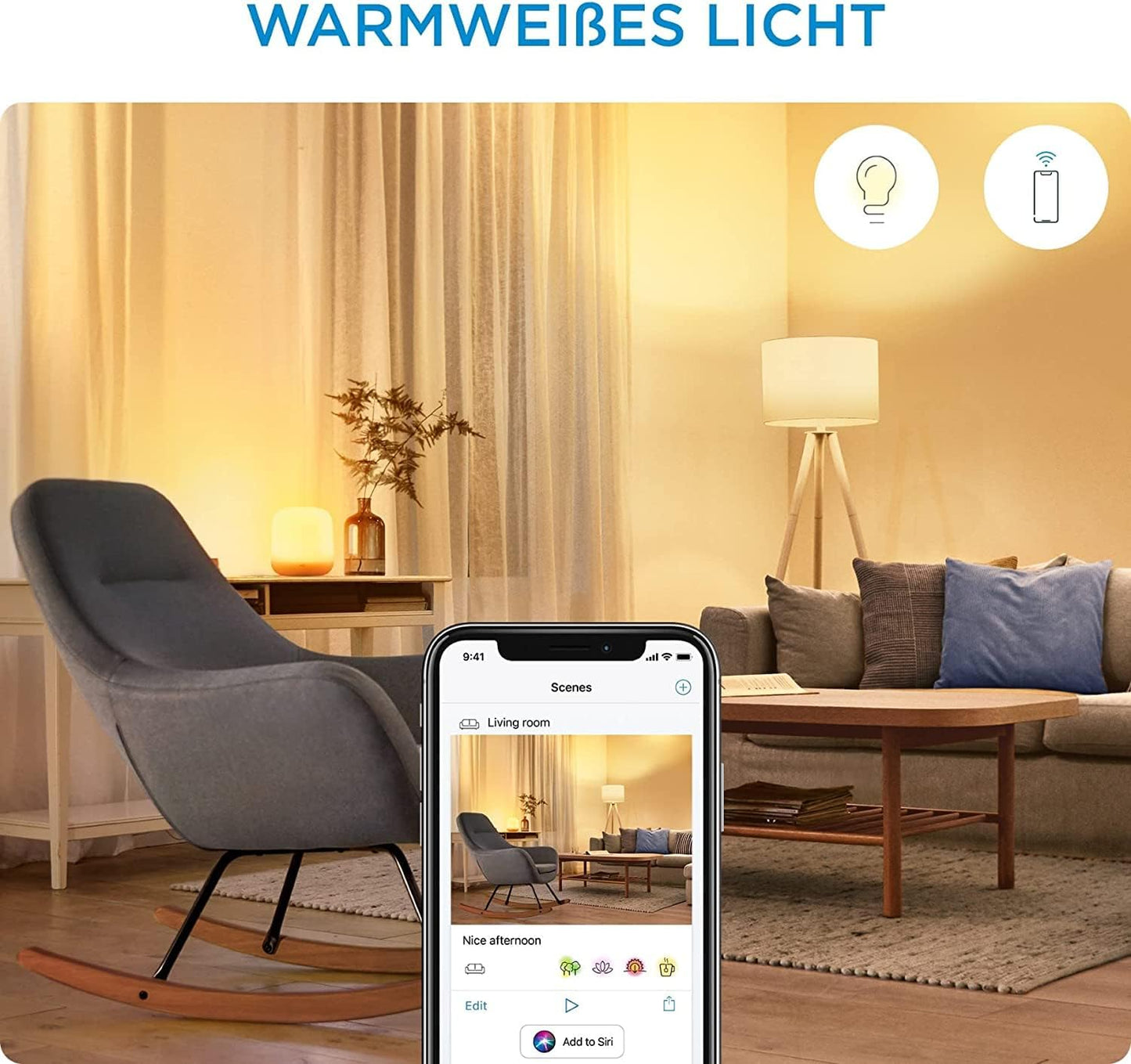WIZ LED 3er Wand- und Deckenspot Deckenleuchte Wandleuchte Weiß 3x 5W