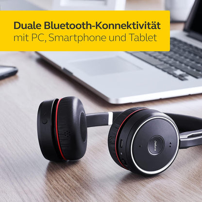 Jabra Evolve 75 UC Stereo Headset mit Ladestation Link 370a 7599-838-199