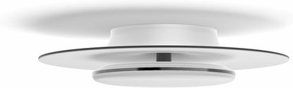 Philips LED SceneSwitch Garnet Deckenleuchte (30 W), LED Leuchte mit drei Dimmstufen und warmweißem Licht, LED Beleuchtung mit EyeComfort, schwarz