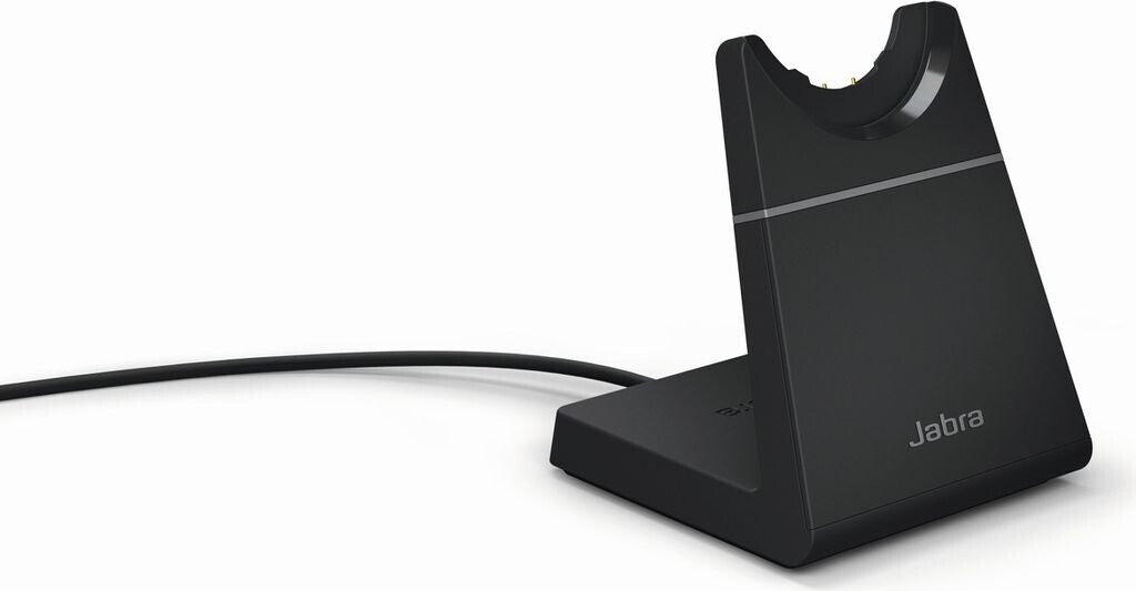 Jabra Evolve2 65 UC Mono USB-A Headset mit Ladestation Link380a Schwarz 26599-889-989