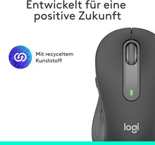 Logitech Signature M650 L Kabellose Maus - für große Hände, Leise Klicks, Anpassbare Seitentasten, Bluetooth, Kompatibilität mit mehreren Geräten - Graphit