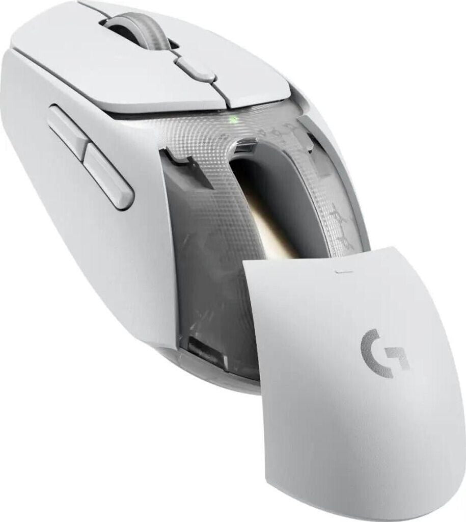 Logitech G G309 optische Wireless Gaming Mouse - 6 Tasten - kabellos - 2,4 GHz, Bluetooth - USB Logitech LIGHTSPEED Empfänger - weiß 910-007208