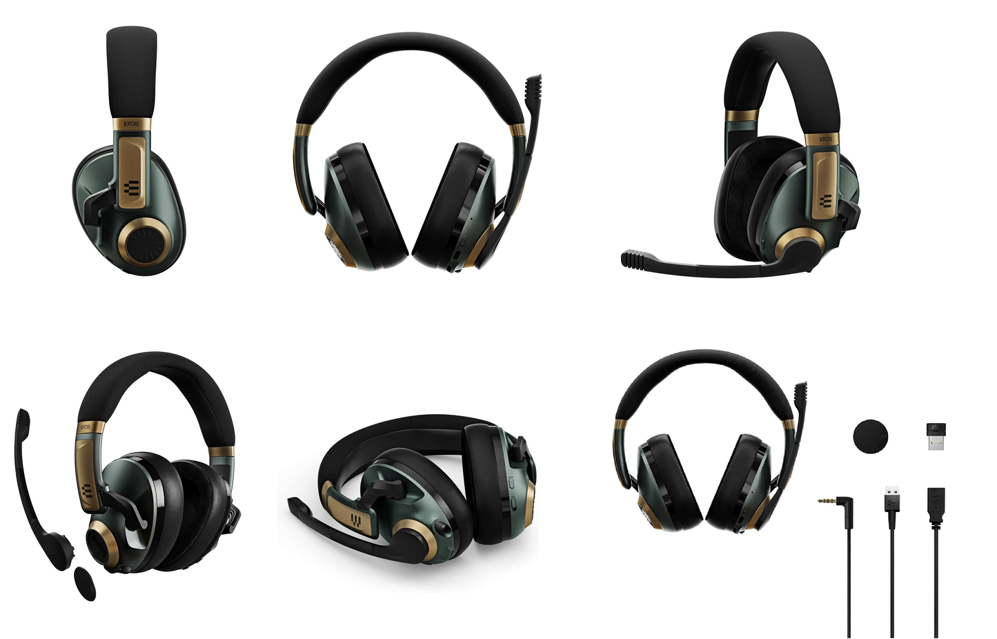 EPOS Sennheiser H3Pro Hybrid Gaming Headset - Grün