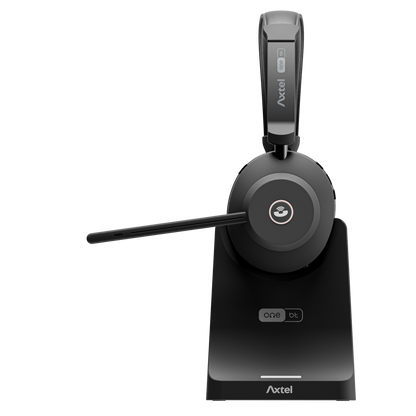 Axtel ONE Bluetooth Stereo USB-A Headset mit Ladestation AXH-ONEBTD-CB