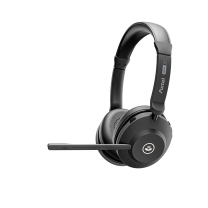Axtel ONE Bluetooth Stereo USB-A Headset mit Ladestation AXH-ONEBTD-CB
