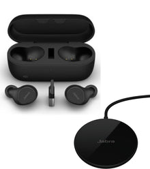 Jabra Evolve2 Buds MS USB-A In-Ear Kopfhörer mit Charging Pad Link380a Schwarz 20797-999-989