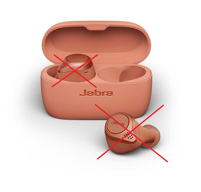 Jabra Elite 75t & Active 75t Ladecase Schwarz Blau Gold/Beige Mintgrün OHNE Kopfhörer --> nur Ladecase! - Refurbisched